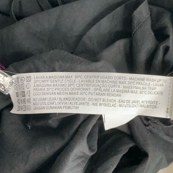 Zara Multicolor Boho Floral Embroidered Long Sleeve Babydoll Mini Dress Size Med - Picture 7 of 9